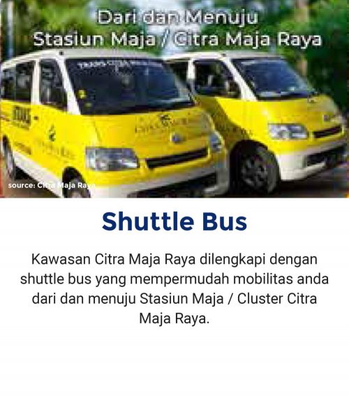 Shuttle Bus Maja Fasilitas Citra Maja Raya